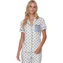 PIjama Aberto Feminino Capri Soft Blue Lua Lua