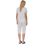 PIjama Aberto Feminino Capri Soft Blue Lua Lua