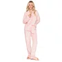 Pijama Aberto Feminino em Fleece Get Warm Lua Luá