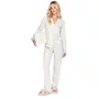 Pijama Aberto Feminino Longo All Print Beauty Flow Lua Luá