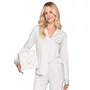 Pijama Aberto Feminino Longo All Print Beauty Flow Lua Luá