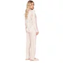 Pijama Aberto Feminino Longo em Satinê com Renda Classy Lua Luá