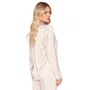 Pijama Aberto Feminino Longo em Satinê com Renda Classy Lua Luá