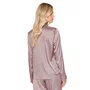 Pijama Aberto Feminino Longo em Satinê Stillness Lua Luá
