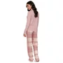 Pijama Aberto Longo Rosa Delicacy Lua Lua