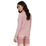 Pijama Aberto Longo Rosa Delicacy Lua Lua