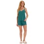 Pijama Alça Curto Feminino Verde Poas Cor Com Amor