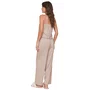 Pijama Alça Feminino Seren Bege Lua Lua