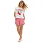 Pijama Curto Feminino Cerejinha Vichy Cor Com Amor