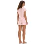 Pijama Curto Feminino Corações Cat e Dog Cor Com Amor