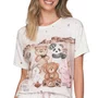Pijama Curto Feminino Hiden Place Off Lua Lua