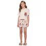 Pijama Curto Feminino Infantil Ursilhos Lua Luá