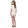 Pijama Curto Feminino Infantil Ursilhos Lua Luá