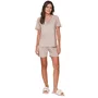 Pijama Curto Femino Seren Bege Lua Lua