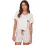 Pijama Curto Floral Marigold Lua Lua