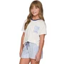 Pijama Curto Infantil Menina Best Time Ever Lua Lua