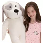 Pijama Curto Infantil Menina Corações Cat e Dog Cor Com Amor