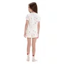 Pijama Curto Infantil Menina Frutinhas Branco Cor Com Amor