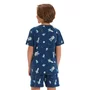 Pijama Curto Infantil Menino Espaço Navy Cor Com Amor
