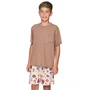 Pijama Curto Masculino Infantil Ursilhos Lua Luá