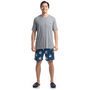Pijama Curto MAsculino Lyla Ski Mescla Azul Daniela Tombini