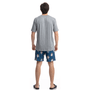 Pijama Curto MAsculino Lyla Ski Mescla Azul Daniela Tombini