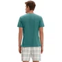 Pijama Curto Masculino Verde Xadrez  Cor Com Amor