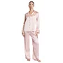 Pijama Feminino Cetim Manga Longa Rosê Revedenfant