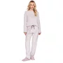 Pijama Feminino em Fleece com Bordado Coziness Lua Luá
