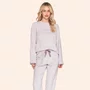 Pijama Feminino em Fleece com Bordado Coziness Lua Luá