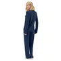 Pijama Feminino Longo Visco Marinho Corações Cor com Amor
