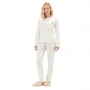 Pijama Feminino Malha Off Micro Ursos Cor com Amor