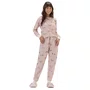 Pijama Feminino Malha Rosê Dogs Cor com Amor