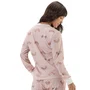 Pijama Feminino Malha Rosê Dogs Cor com Amor