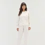 Pijama Feminino Moletinho Poás e Corações Cor com Amor
