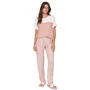 Pijama Feminno Manga Curta Casual Shali Lua Lua