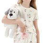 Pijama Infantil Curto Branco Cat e Dog Cute Cor Com Amor