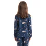 Pijama Infantil Longo Trekking Marinho Daniela TOmbini