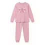Pijama Infantil Melange Borboleta Rosa Dedeka