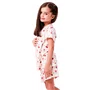 Pijama Infantil Menina Cherry Cute Laços Joge