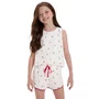 Pijama Infantil Menina Regata Cerejinha Cor Com Amor