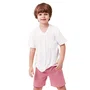 Pijama Infantil Menino Natal Xadrez Vermelho Joge