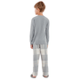 Pijama Infantil Menino Xadrez Cinza Cor Com Amor