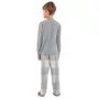 Pijama Infantil Menino Xadrez Cinza Cor Com Amor