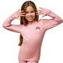 Pijama Infantil Thermo Dry Rosê Cogumelo Dedeka