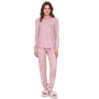 Pijama Jogger Feminino Calm Nights Rosa Lua Lua