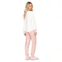 Pijama Jogger Feminino Poá Bordado Lovely Lua Lua