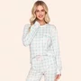 Pijama Jogger Feminino Xadrez Morning Lover Lua Lua