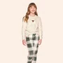 Pijama Jogger Infantil Feminino Fleece BB Moment