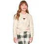 Pijama Jogger Infantil Feminino Fleece BB Moment